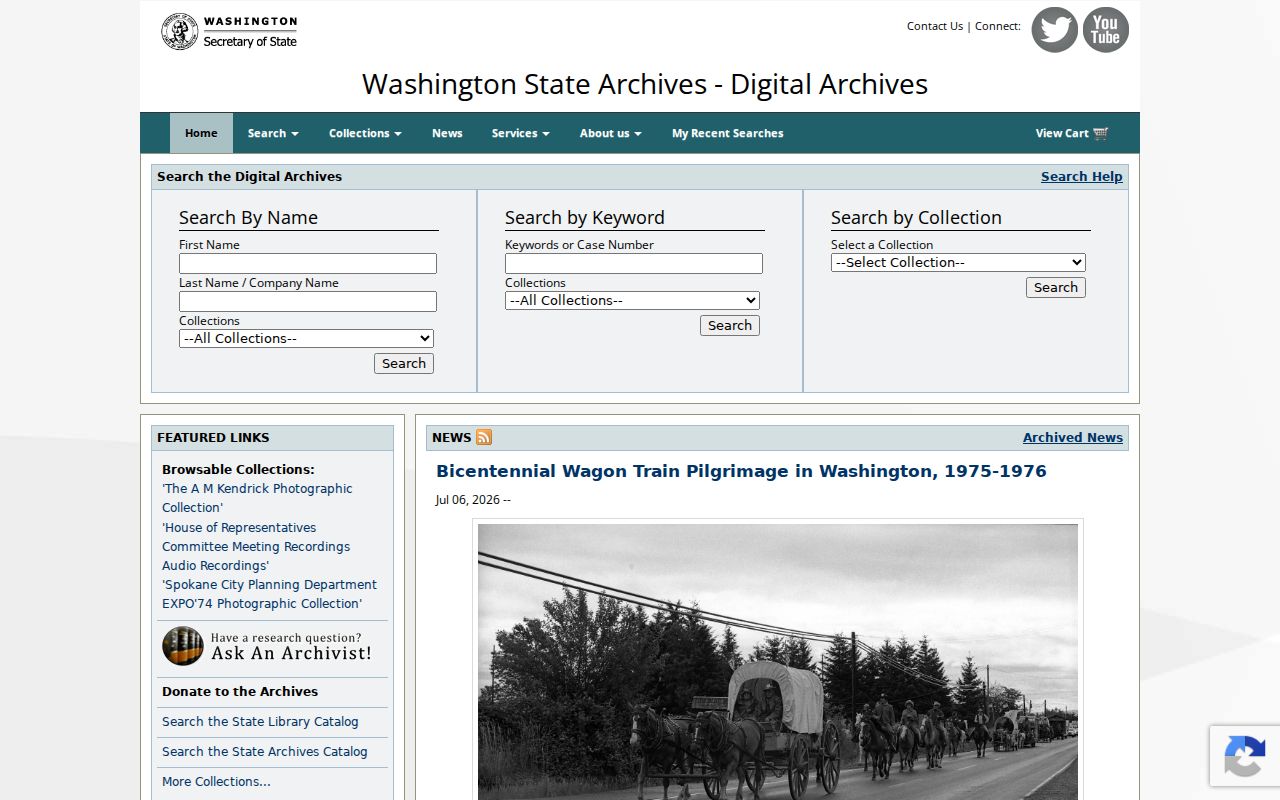 Federal Way people search in Washington Digital Archives