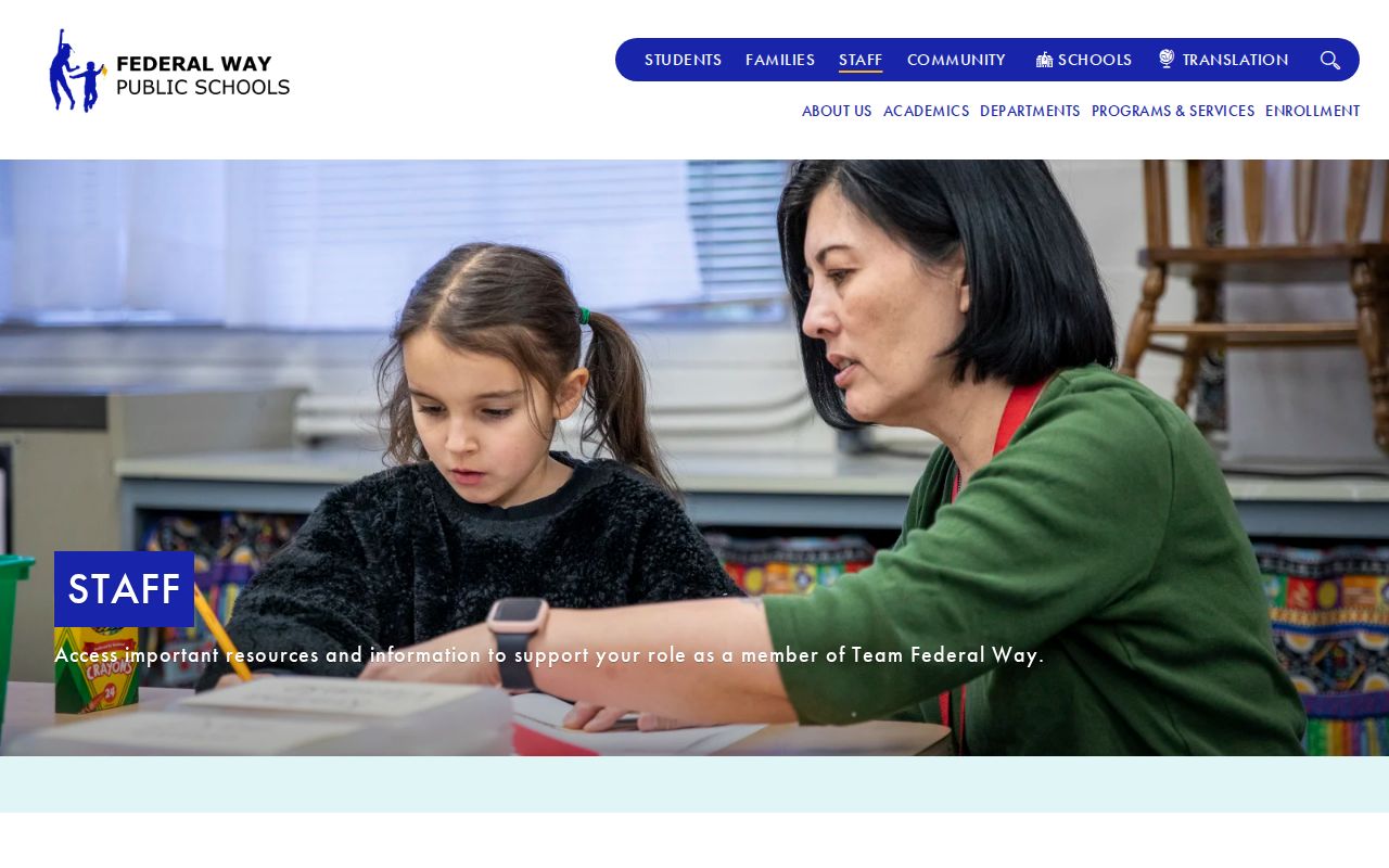 Federal Way people directories school staff search